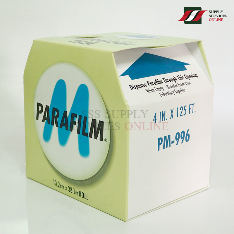 พาราฟิล์ม เอ็ม Parafilm M ขนาด 4 นิ้ว ยาว 125 ฟุต