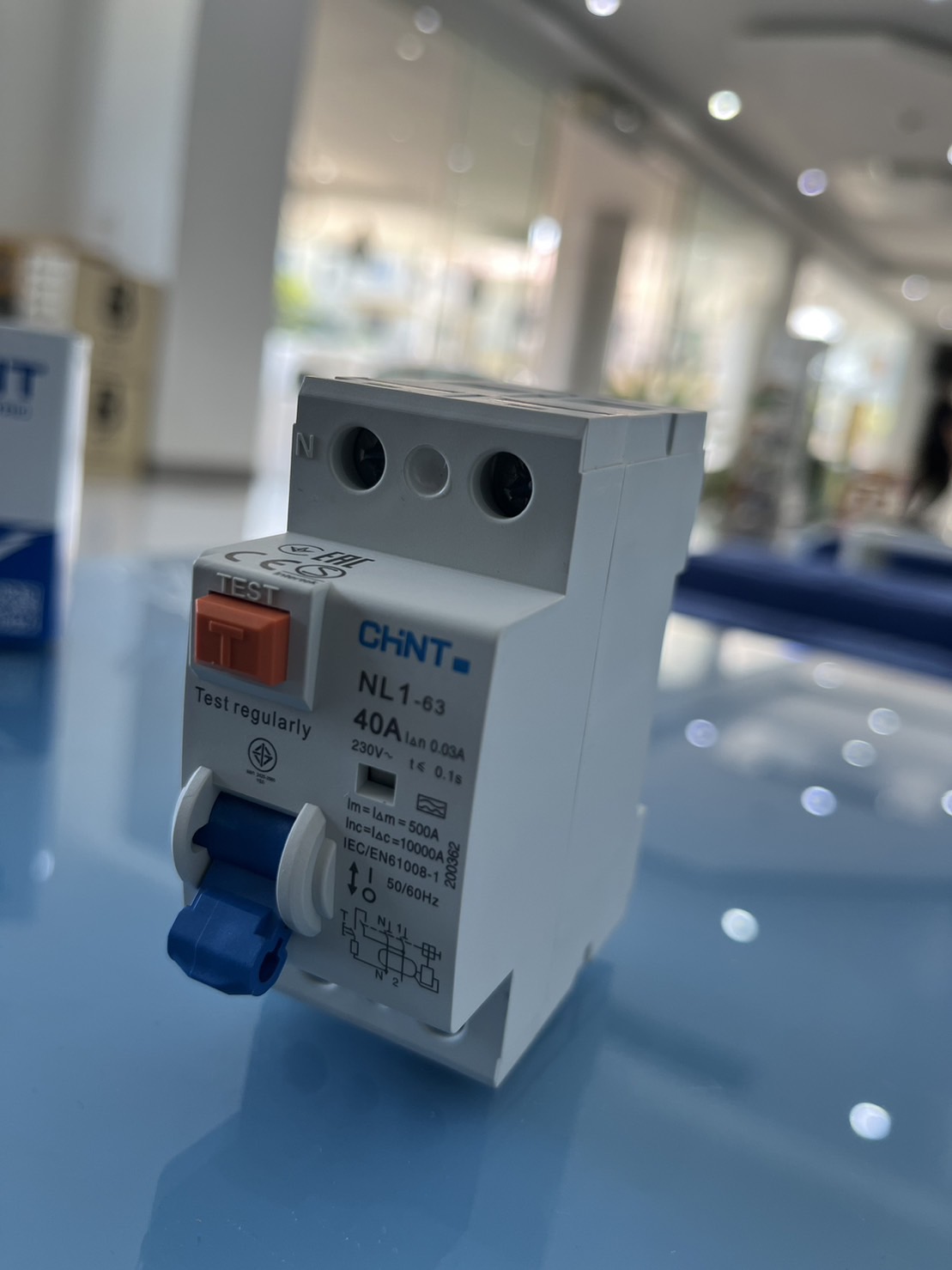 เบรกเกอร์กันดูด เซอร์กิตเบรกเกอร์ กันดูด Breaker RCCB รุ่น NL1-63 40A 2P Type A 30ma A (10 KA)