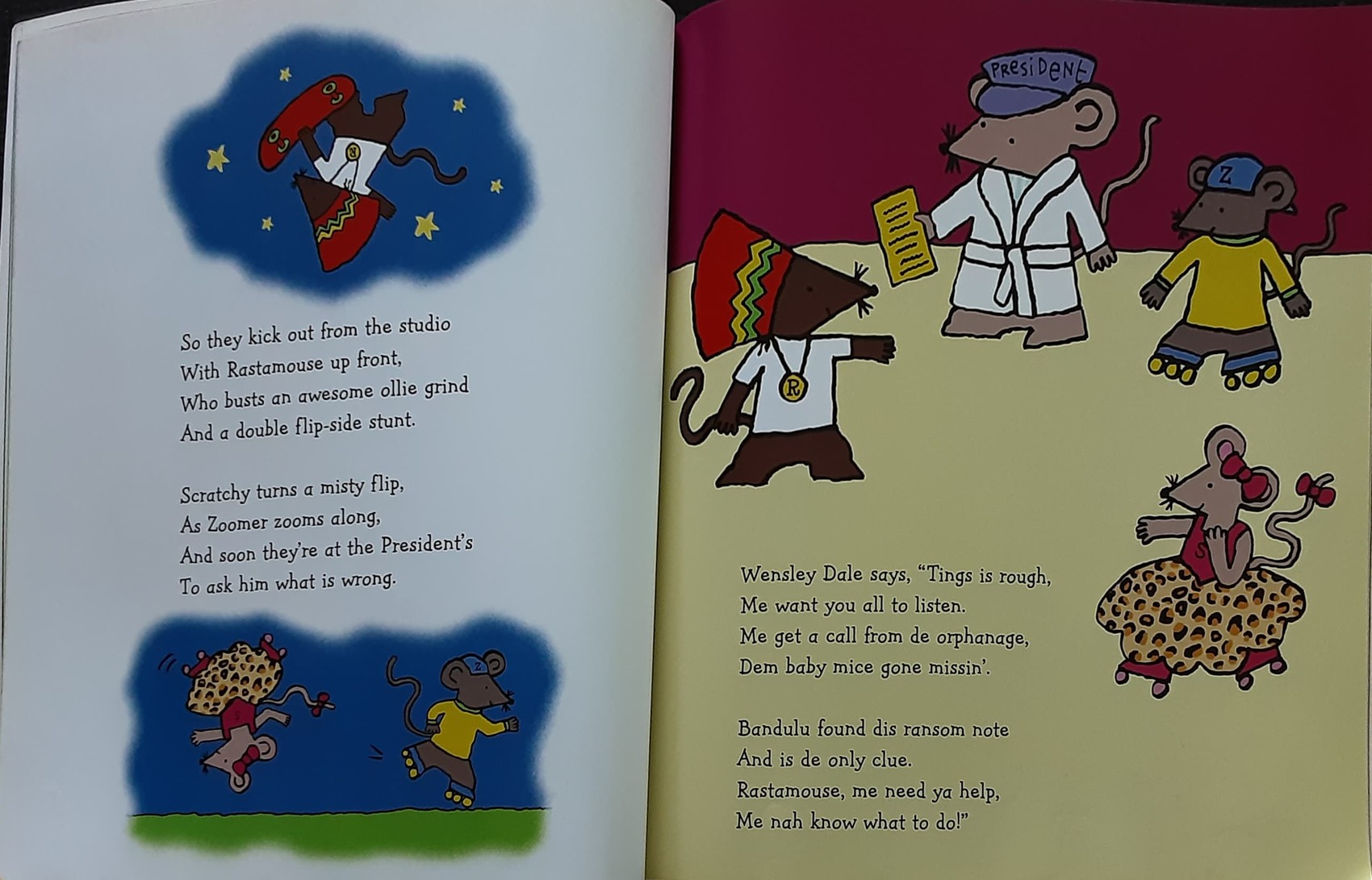 หนังสือนิทานปกอ่อน 🍅🍓Rastamouse and Da Bag- a Bling