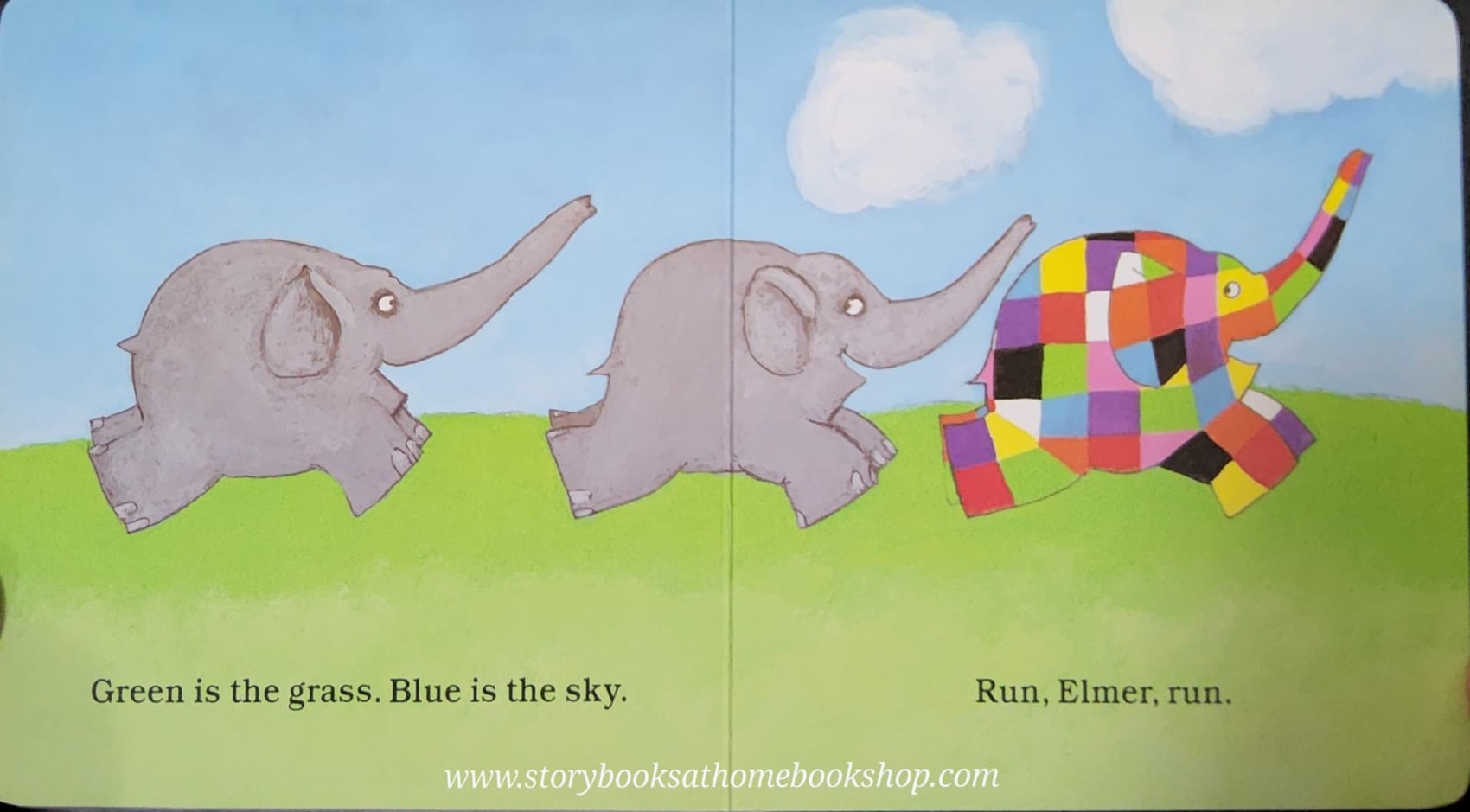 BOARD BOOK** 🍅🍓ELMER'S COLOURS BY DAVID MCKEE