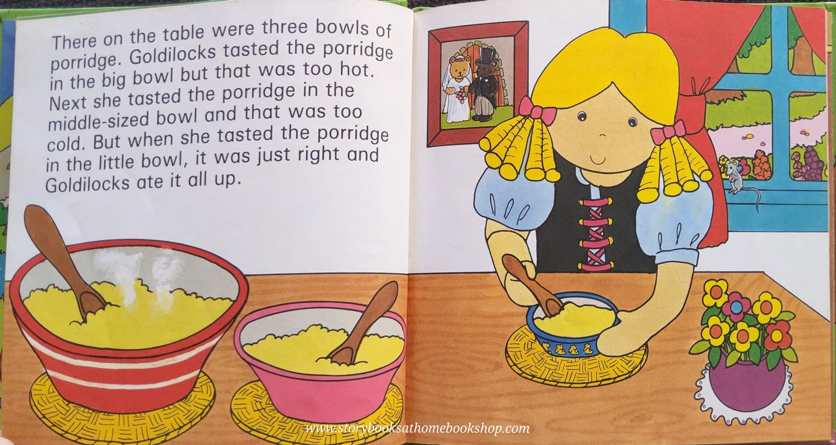 หนังสือนิทานปกแข็ง** 🍅🍓GOLDILOCKS AND THE THREE BEARS