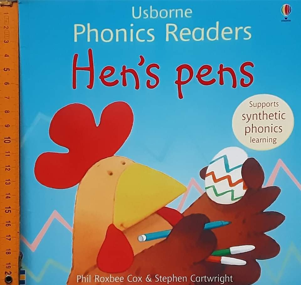หนังสือนิทานปกอ่อน** 🍅🍓USBORNE PHONICS READERS: HEN'S PENS