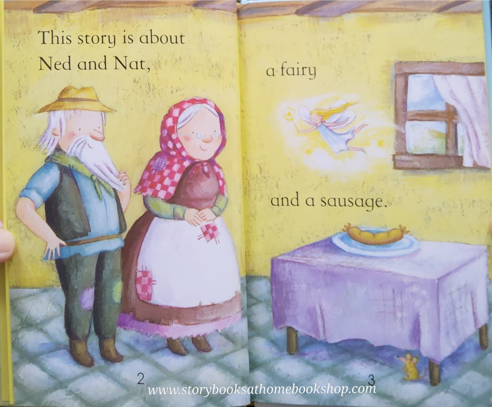 หนังสือนิทานปกแข็ง ** ♥️♥️USBORNE YOUNG READING: THE THREE WISHES