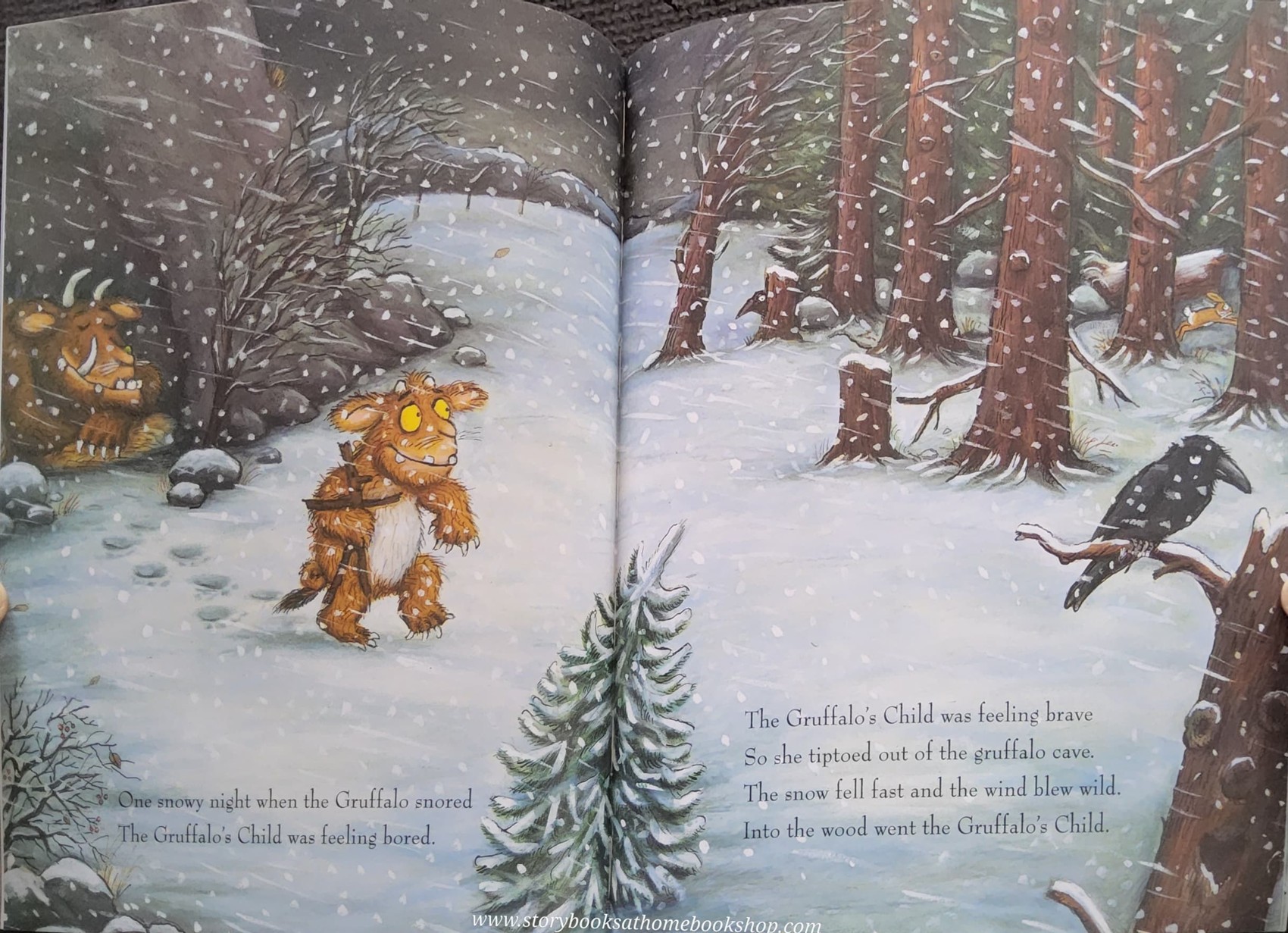 หนังสือนิทานปกอ่อน** 🍅🍅THE GRUFFALO'S CHILD BY JULIA DONALDSON.AXEL SCHEFFLER (SPECIAL 1OTH ANNIVERSARY EDITION)