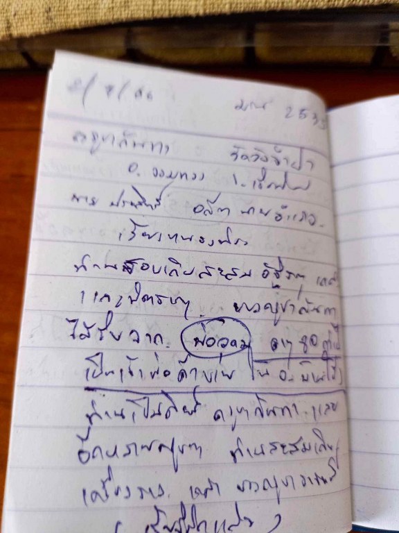 พระทันตธาตุ ครูบากันทา วัดวังจำปา อ.จอมทอง จ.เชียงใหม่ ได้มาจากลุงประสิทธิ์ อดีตนายอำเภอ เวียงหนองล่อง อายุ 74 ปี (บันทึกปี 2566) เล่าว่าได้มา จากพ่ออุดม อายุ 80 ปี ปัจจุบันเสียชีวิตแล้ว โดยได้มาจากอดีตรองเจ้าอาวาสวัดวังจำปา ในขณะนั้นประมาณปี 2537