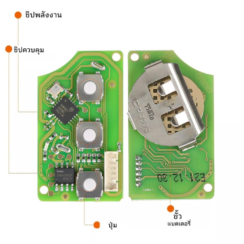 Xhorse VVDI รีโมต B5 Style 3 ปุ่ม XKB510EN