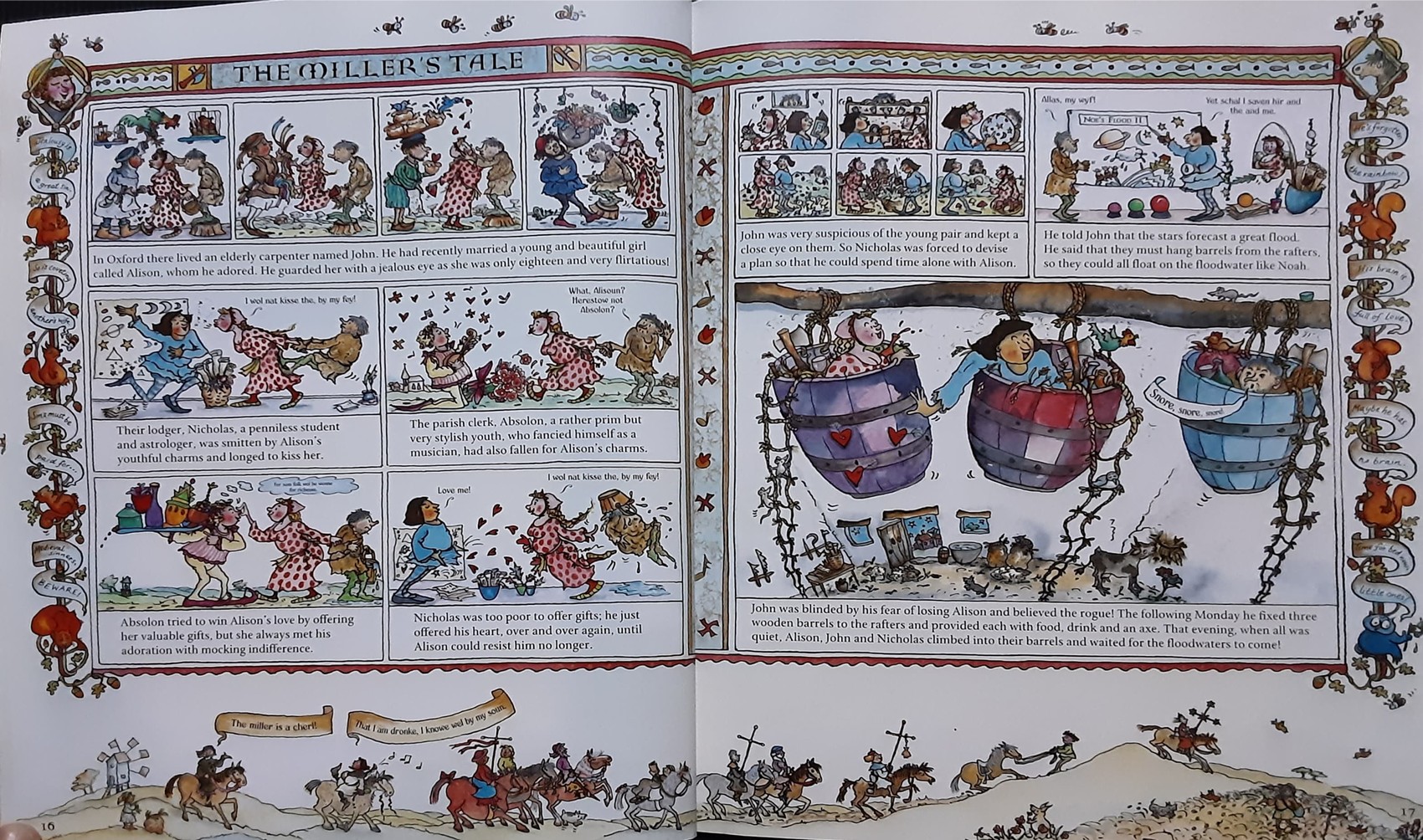 หนังสือนิทานเด็ก ภาษาอังกฤษ ปกอ่อน 🍅🍓Chaucer's Canterbury Tales/Used สภาพ 80-90%