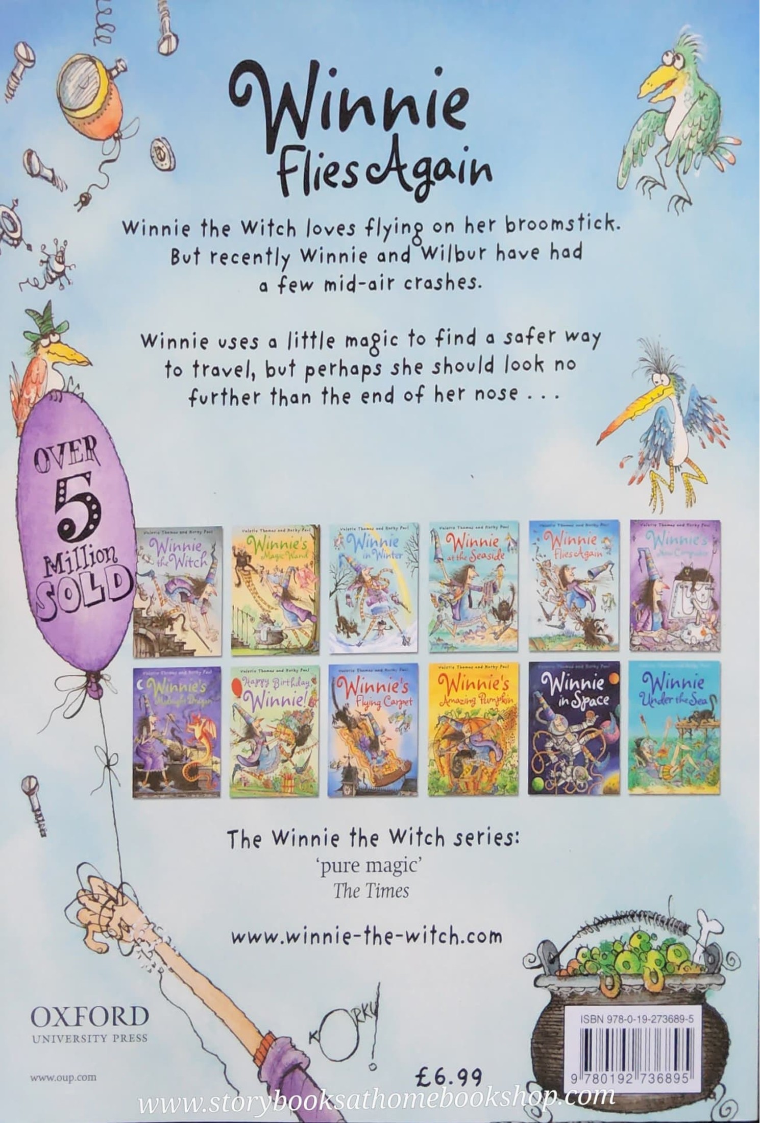 หนังสือนิทานปกอ่อน** 🍅WINNIE Flies Again by Valerie Thomas and Korky Paul
