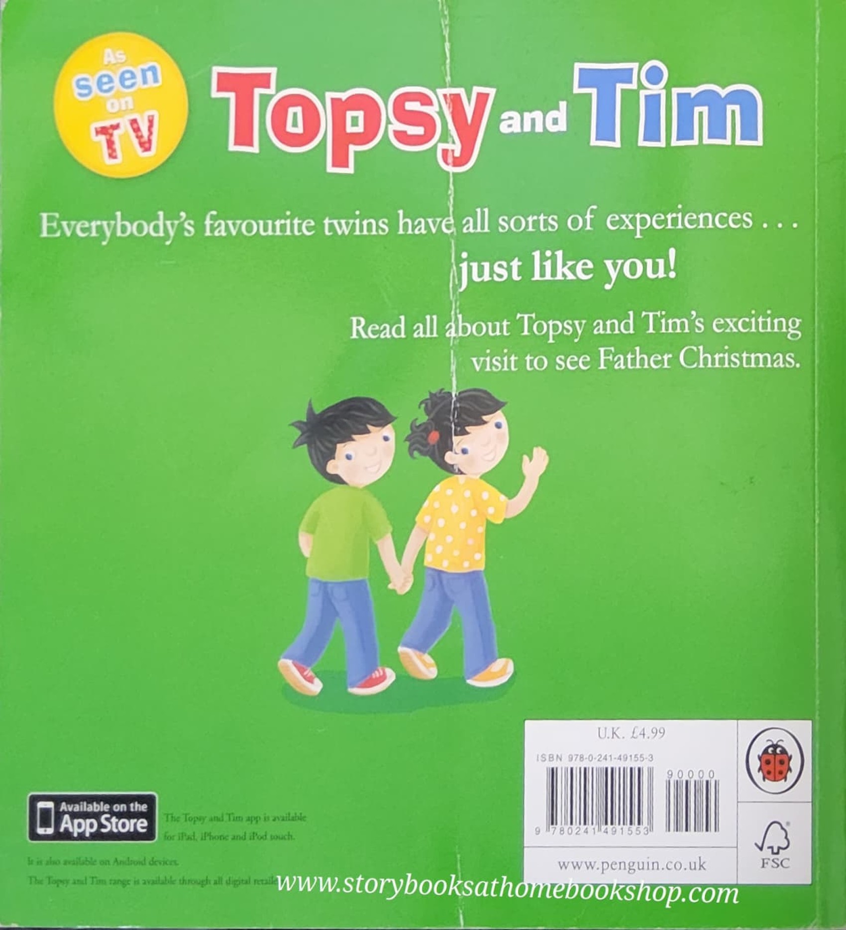หนังสือนิทานปกอ่อน** 🍅🍅TOPSY AN TIM MEET FATHER CHRISTMAS