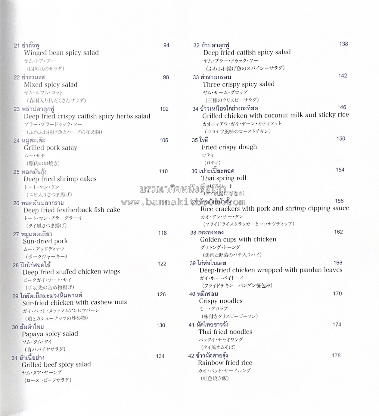 สำรับไทย สู่ครัวโลก (Thai Favourites To World Kitchen) โดย : อาจารย์วันดี ณ สงขลา โรงเรียนครัววันดี (พิมพ์ภาษาไทย อังกฤษ ญี่ปุ่น).