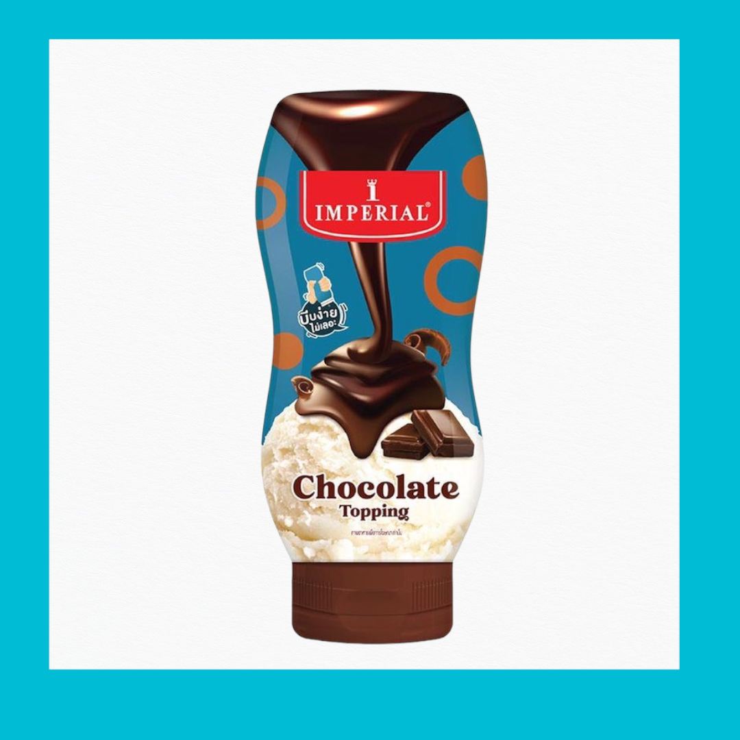 ￼ท็อปปิ้ง รสช็อกโกแลต 310 กรัม อิมพีเรียล Imperial Chocolate Topping ทอปปิ้ง