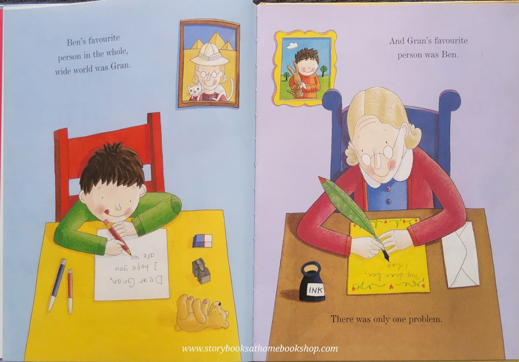 หนังสือนิทานปกแข็ง** ♥️BEN AND GRAN AND THE WHOLE,WIDE,WONDERFUL WORLD