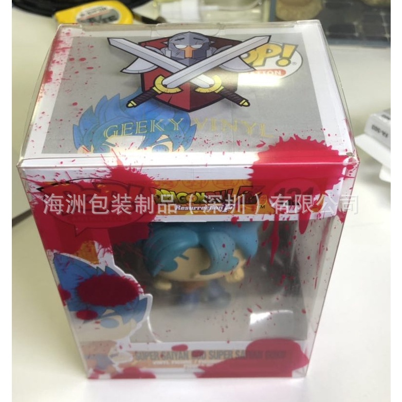 (ลายเลือด)กล่องใสใส่ Funko POP กันรอย กันกระแทก POP! Protector Model (สินค้าเกรดAมีซีลกันรอยทุกอัน)