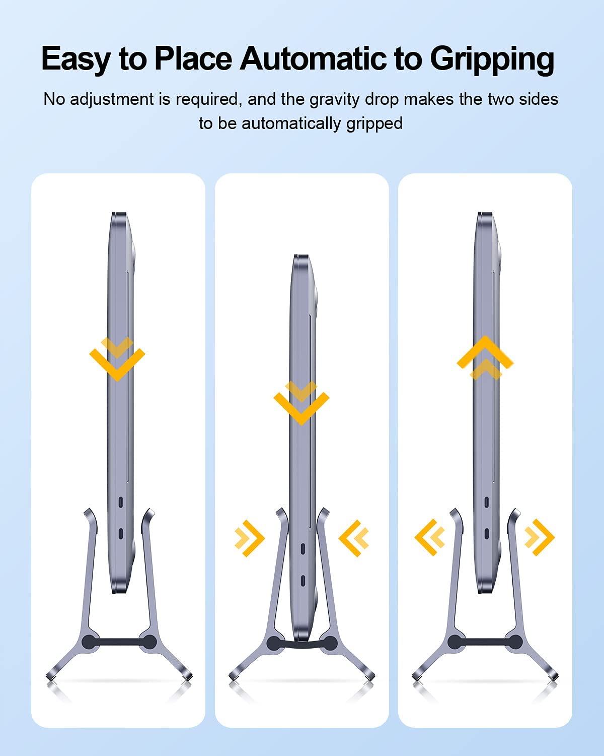 [ออกใบกำกับภาษีได้]พร้อมส่งจาก กทม Hagibis ขาตั้งแล็ปท็อปแนวตั้งเดสก์ท็อปแรงโน้มถ่วงอลูมิเนียมแท่นวางโน้ตบุ๊ค Space-Saving