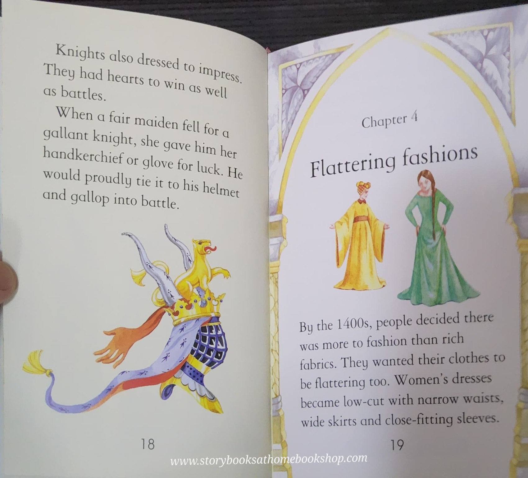 หนังสือนิทานปกแข็ง ** 🍅🍓 USBORNE YOUNG READING:THE FABULOUS STORY OF FASHION