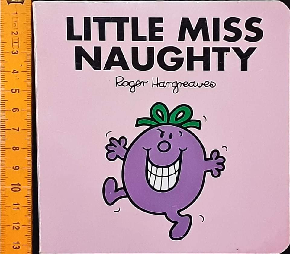 BOARD BOOK** 👉LITTLE MISS&MR.MEN👍 🍅🍓LITTLE MISS NAUGHTY