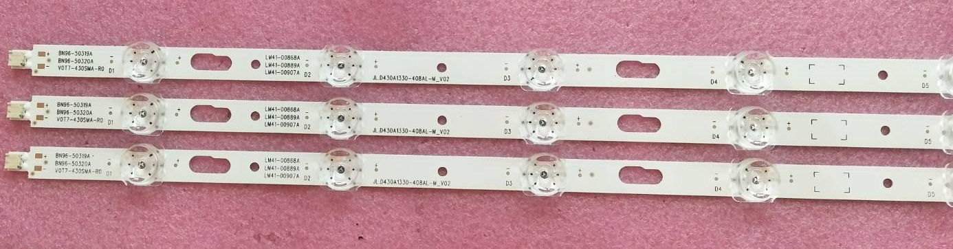 หลอดแบล็คไลท์ SAMSUNG(ซัมซุง) หลอดใหม่โรงงาน รุ่นUA43TU7000KXMR UA43TU7000KXXT UA43TU8000KXXT UA43TU8100KXXT UA43AU7700KXXT