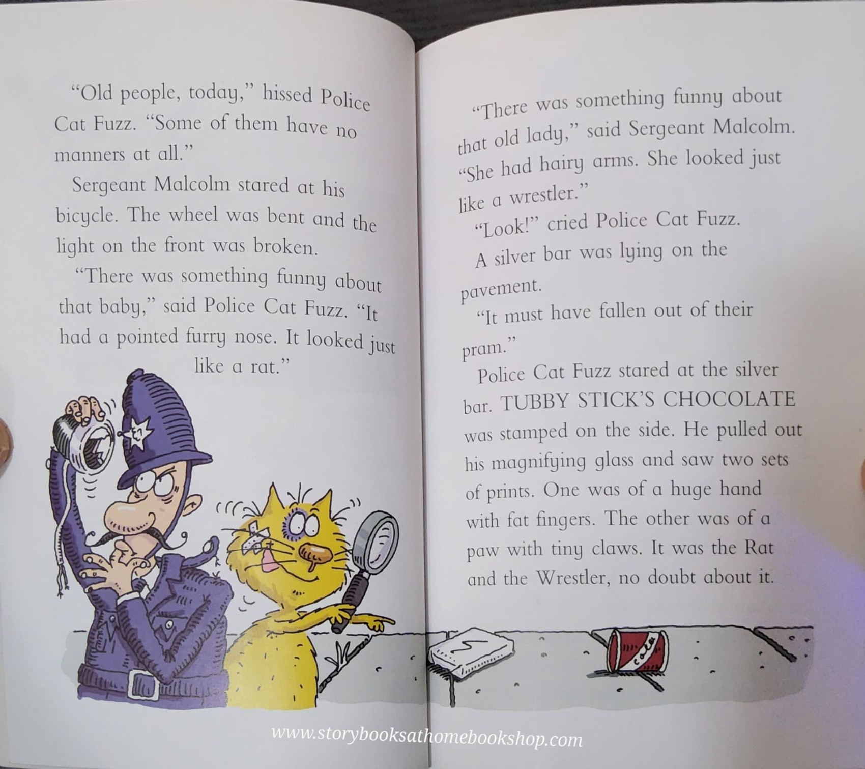 หนังสือนิทานปกอ่อน** ♥️FIRST YOUNG PUFFIN:POLICE CAT FUZZ