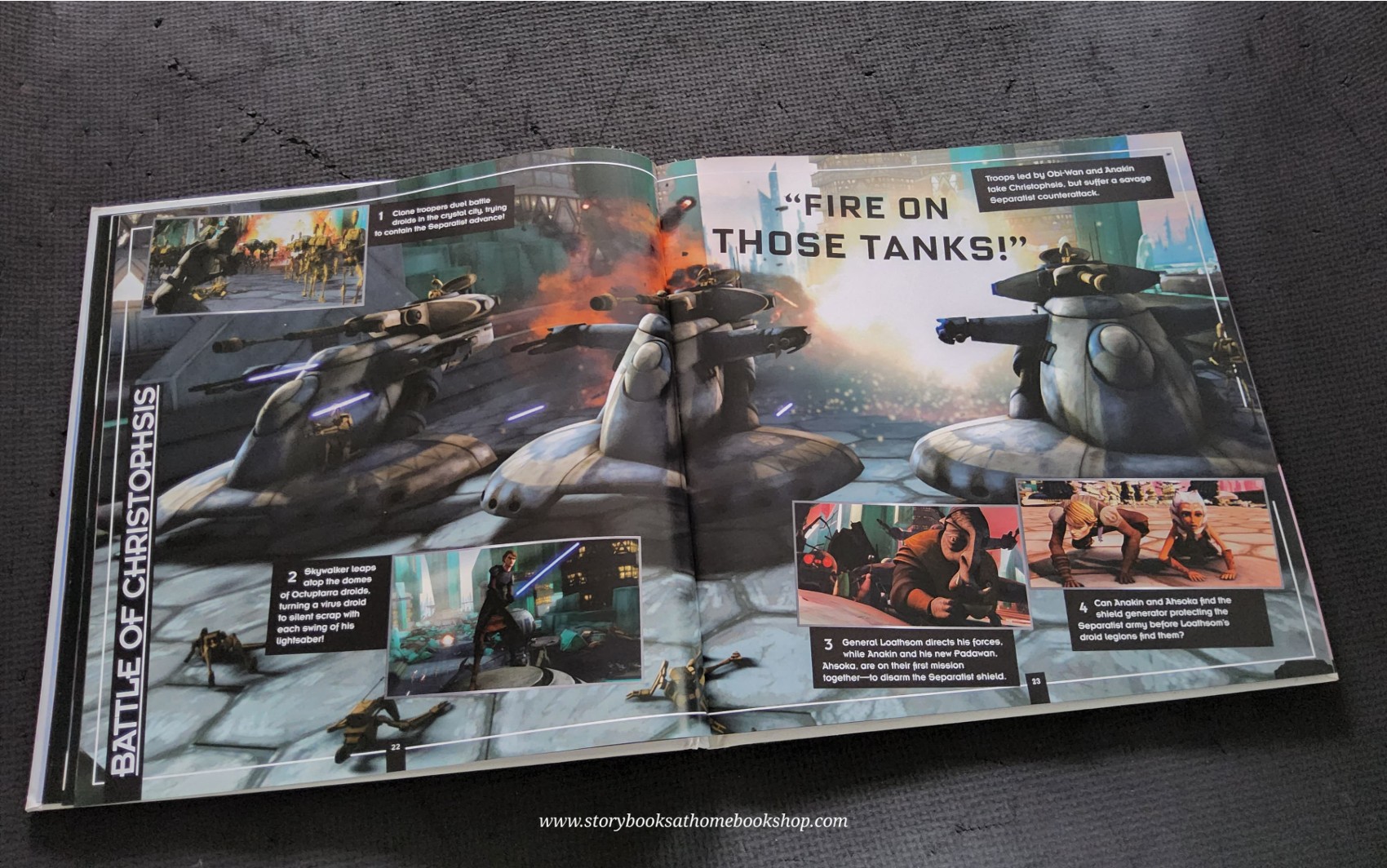 หนังสือนิทานปกแข็ง** ♥️STARWARS THE CLONE WARS: THE VISUAL GUIDE