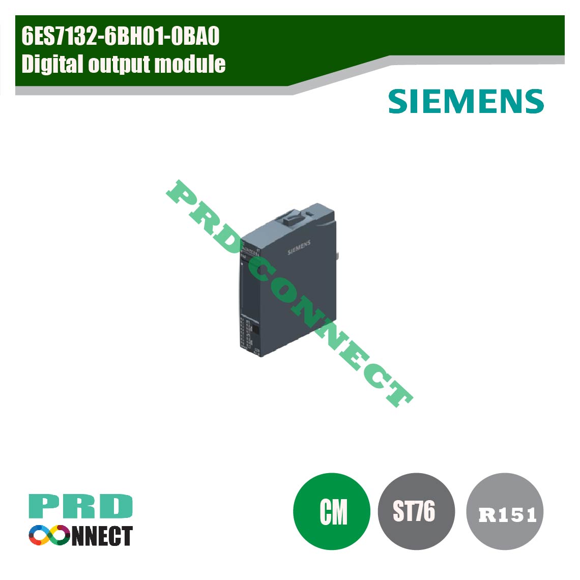 6ES7132-6BH01-0BA0, DIGITAL OUTPUT MODULE, SIEMENS