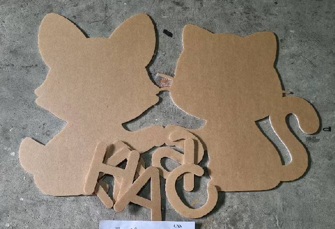 #งานตัวอักษรCNC