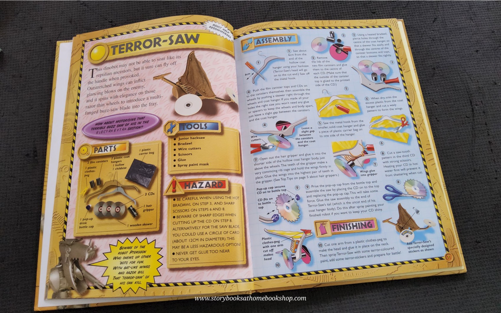 ACTIVITIES BOOK** ð
ð
MAKING DINOSAUR ROBOTS FROM JUNK