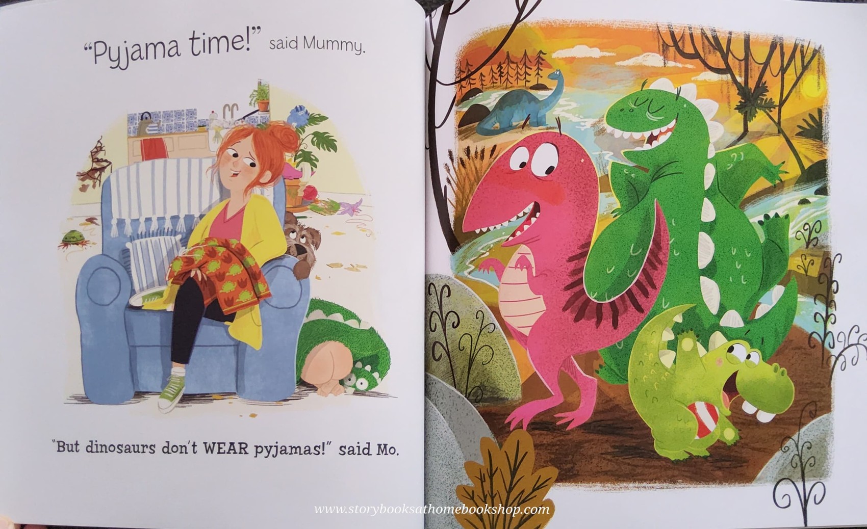 หนังสือนิทานปกอ่อน** 🍅🍓DINOSAURS DON'T HAVE BEDTIMES!