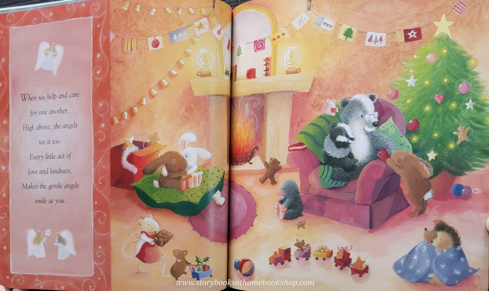 หนังสือนิทานปกอ่อน** 🍅🍓THE CHRISTMAS ANGELS BY CLAIRE FREEDMAN.GAIL YERRILL