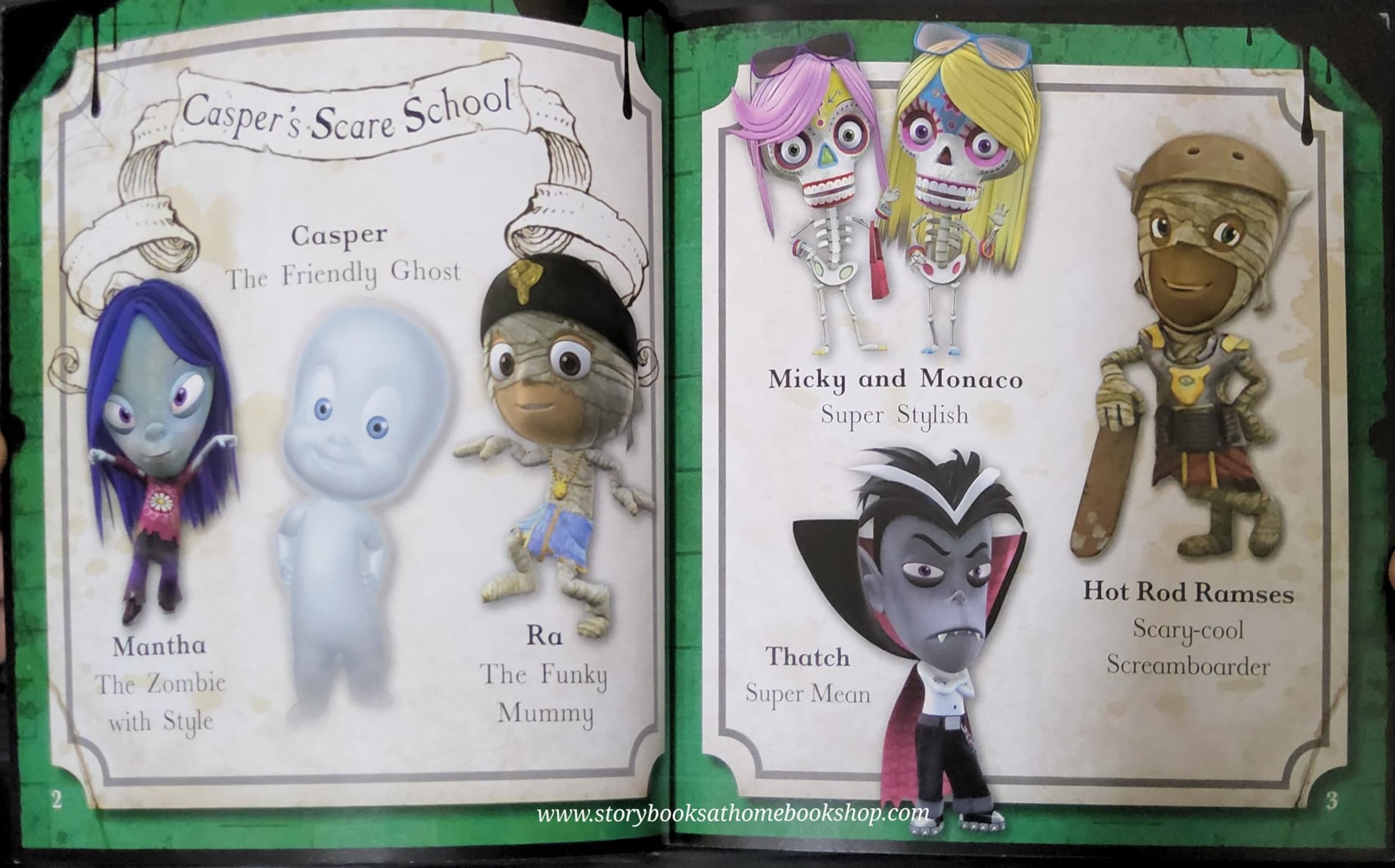 หนังสือนิทานปกอ่อน ** 🍅CASPER'S SCARE SCHOOL THE HOWLING HOLE