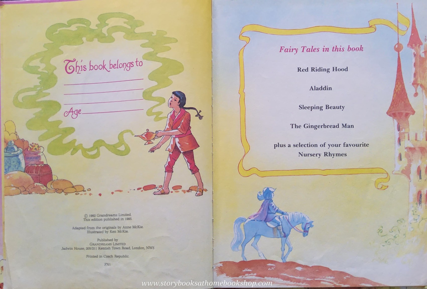 หนังสือนิทานปกแข็ง** 🍅🍅A TREASURY OF FAIRY TALES AND NURESERY RHYMES