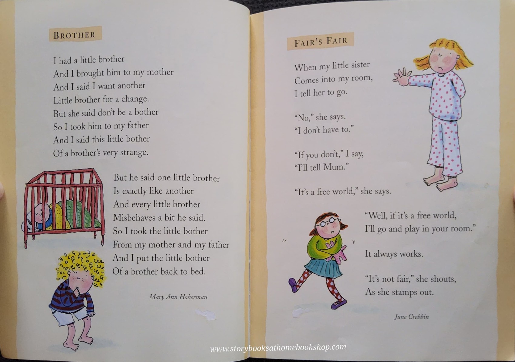 หนังสือนิทานปกอ่อน** 🍅🍓READ ME POETRY: Don't Hit Your Sister And Other Family Poems