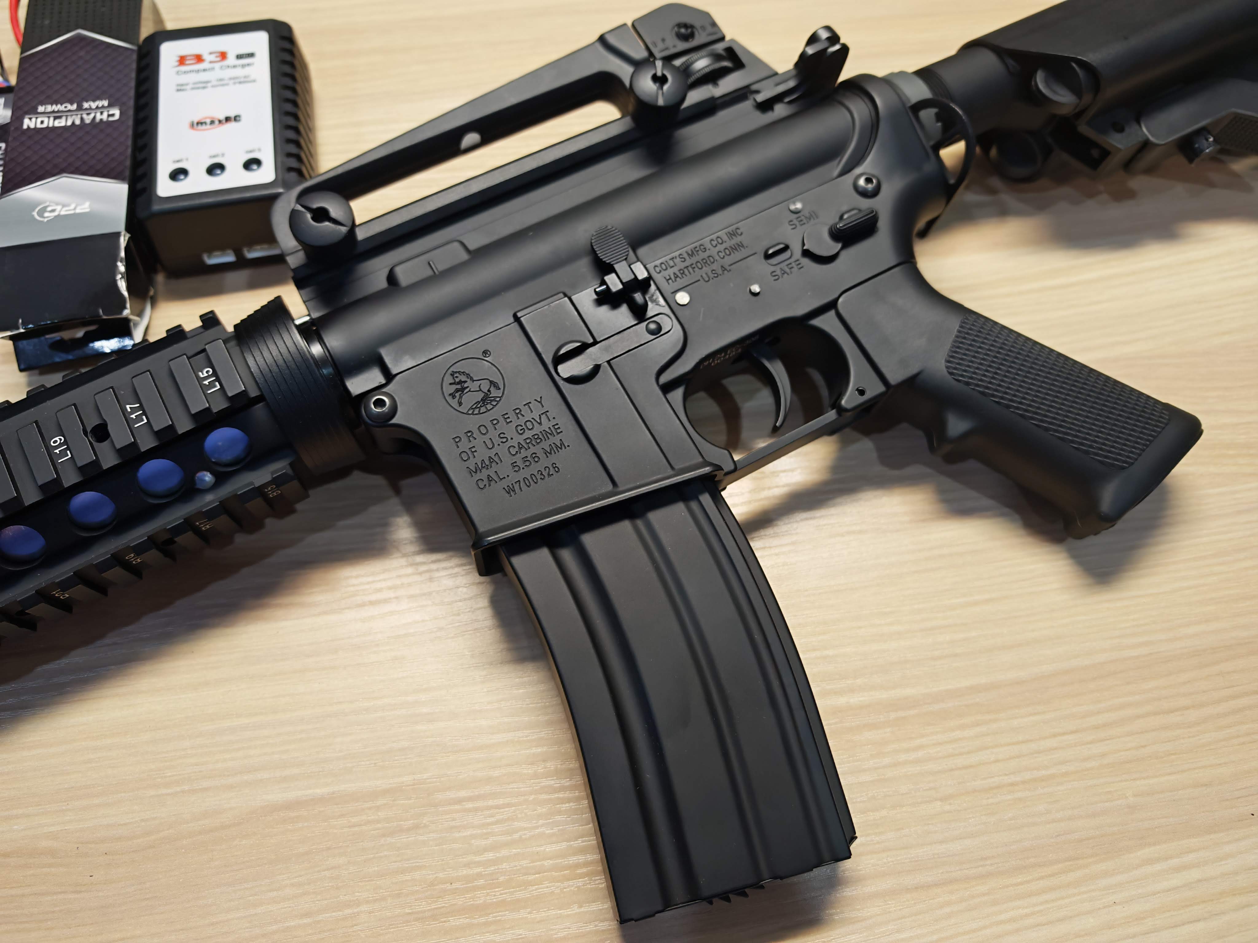 E&C 308 S2 M4 RIS AEG พร้อมเล่น ตัวใหม่ AEG BB Gun บีบีกัน Airsoft Gun ปืนอัดลม ปืนยาวไฟฟ้า มือสอง