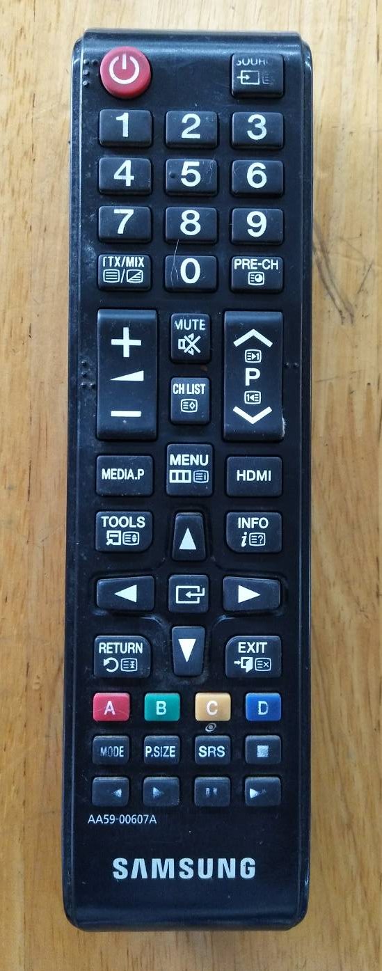 รีโมทย์ทีวี SAMSUNG (ซัมซุง) ของแท้มือสองมากับเครื่อง พาร์ทAA59-00607A