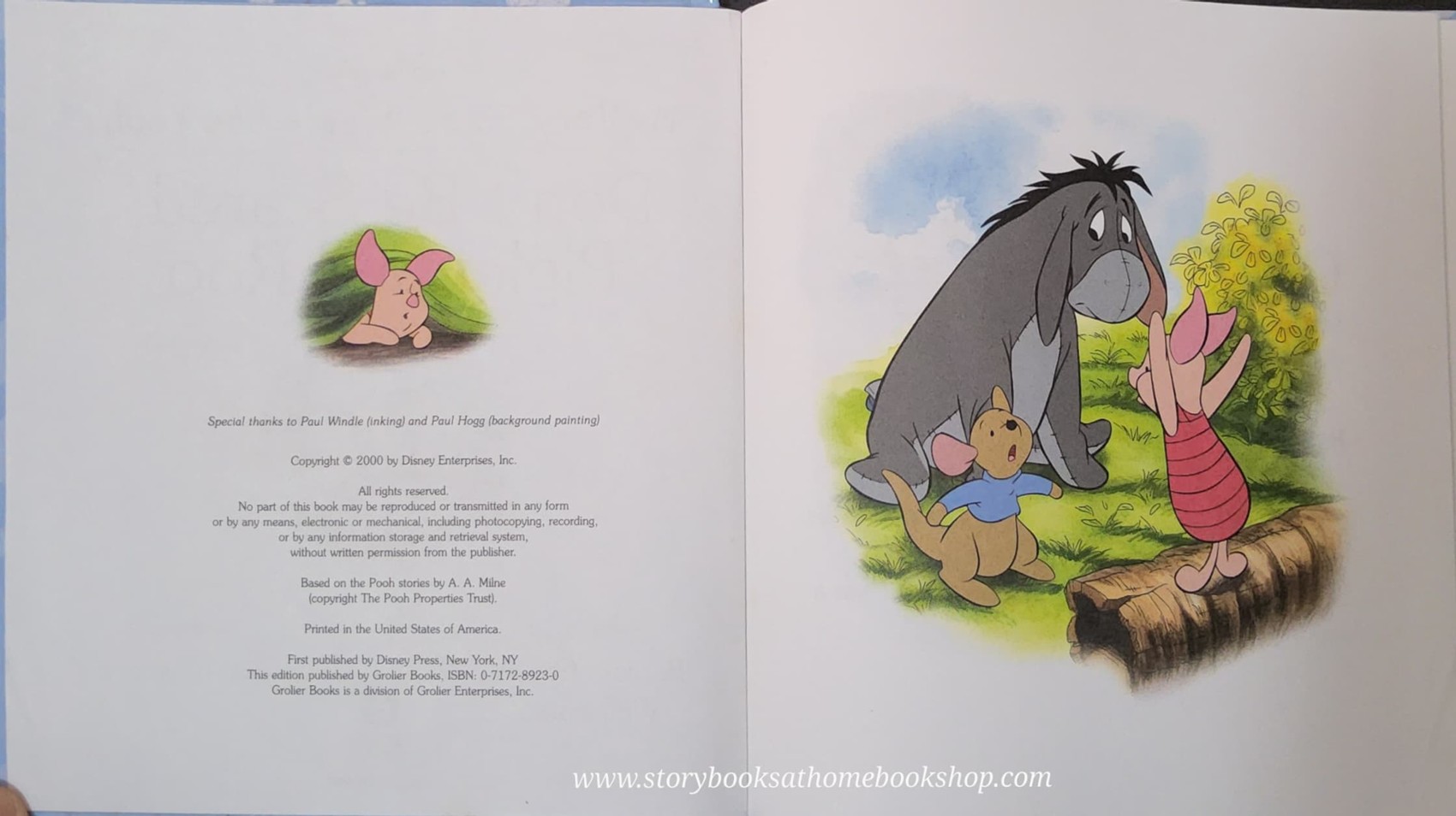 หนังสือนิทานปกแข็ง** ♥️DISNEY'S MY VERY FIRST WINNIE THE POOH: DON'T BE SCARED,PIGLET AND ROO!