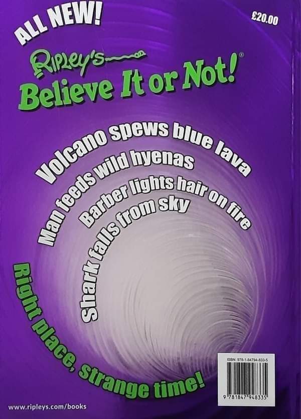 KNOWLEDGE BOOK** 🍅🍓RIPLEY'S BELIEVE IT OR NOT!