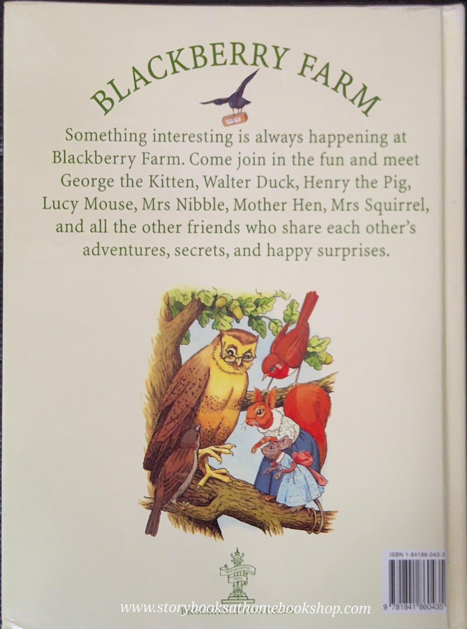 หนังสือนิทานปกแข็ง** 🍓🍓BLACKBERRY FARM SAM SPARROW BY JANE PILGRIM