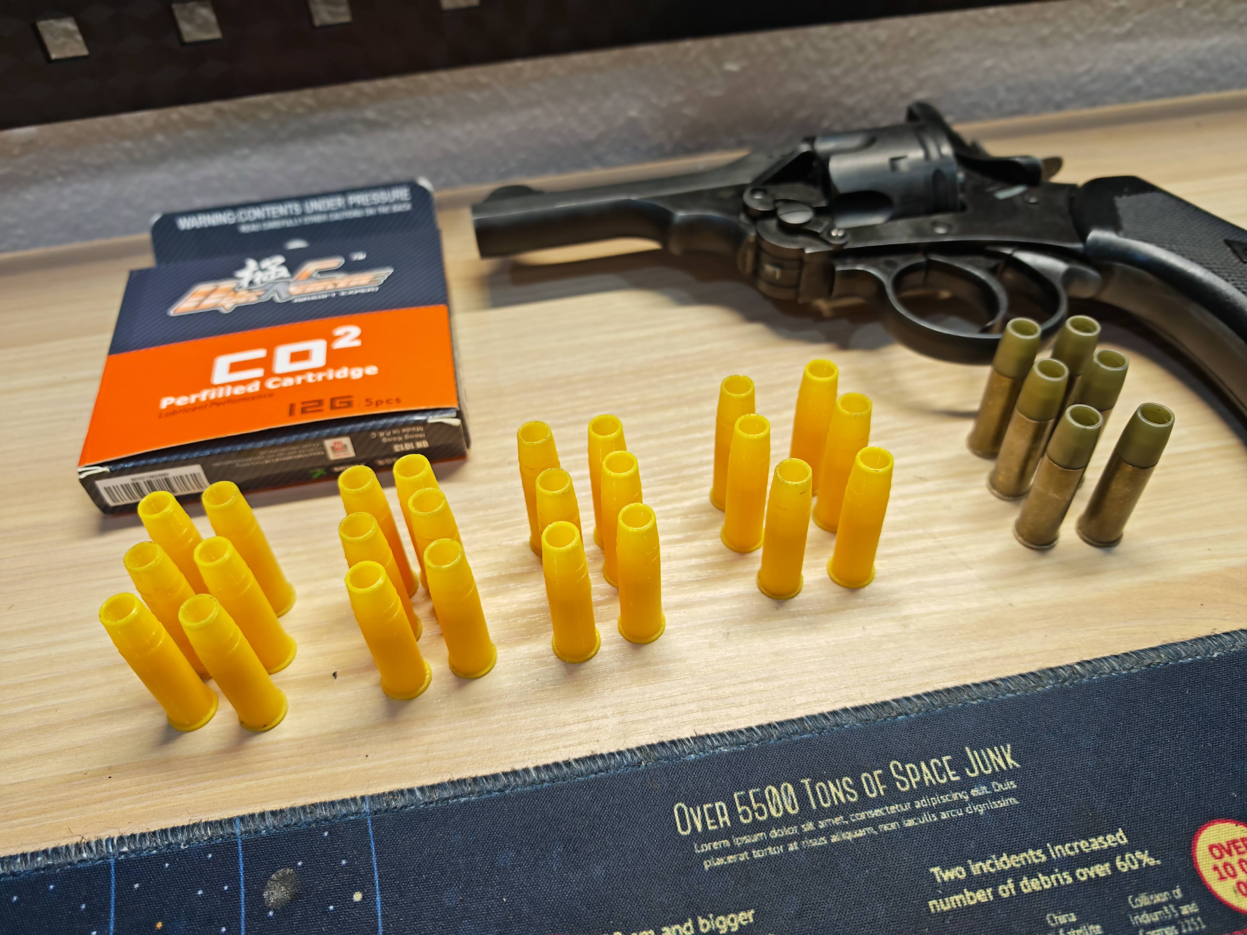 Wingun Webley MkVI .455 4 Revolver ลูกโม่ Co2 BB Gun บีบีกัน Airsoft Gun ปืนอัดลม ปืนสั้นแก๊ส มือสอง