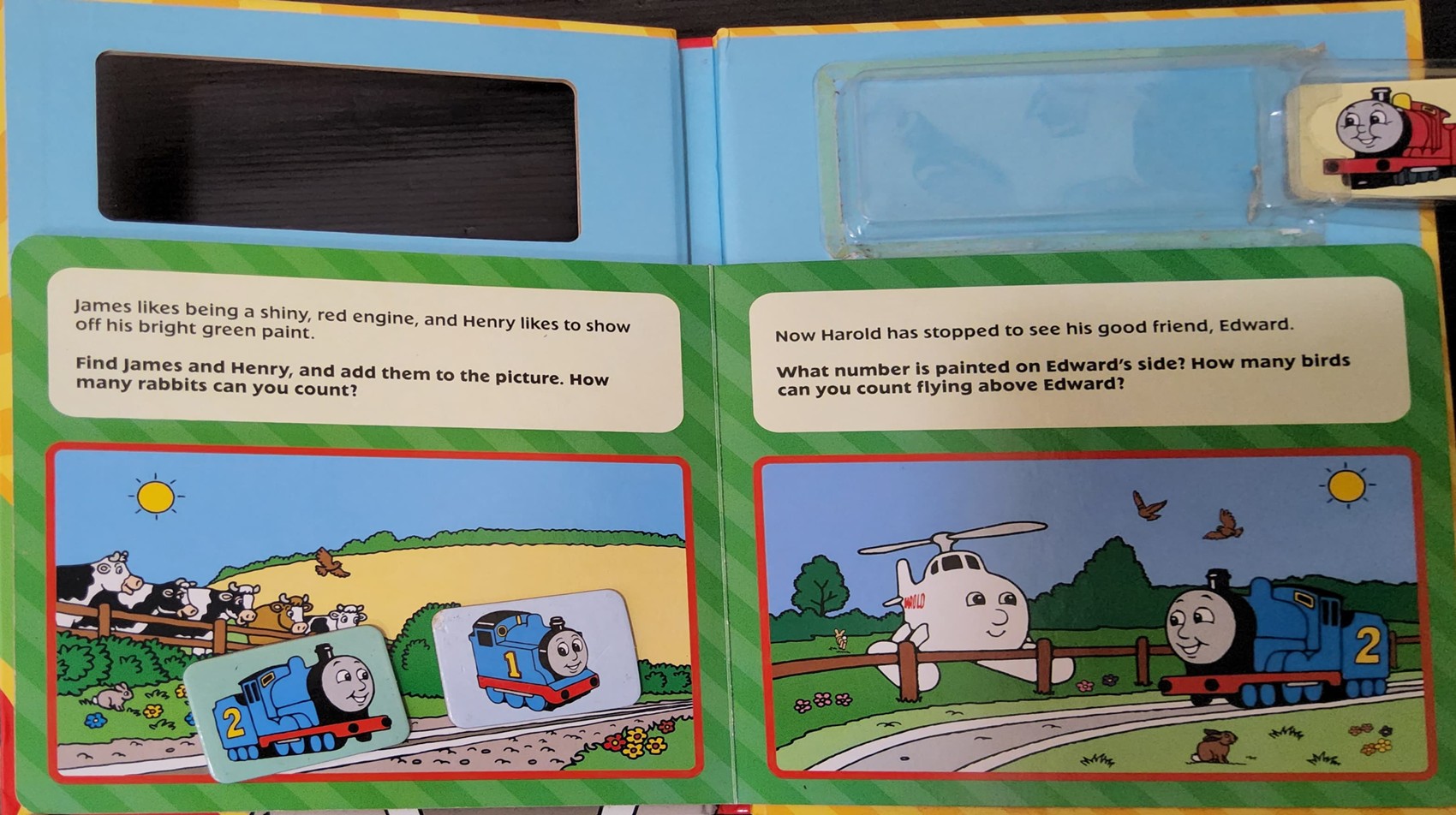 MAGNETS BOARD BOOK ** 🍅🍓MY THOMAS MAGNET BOOK WITH 8 CHARACTER MAGNETS!