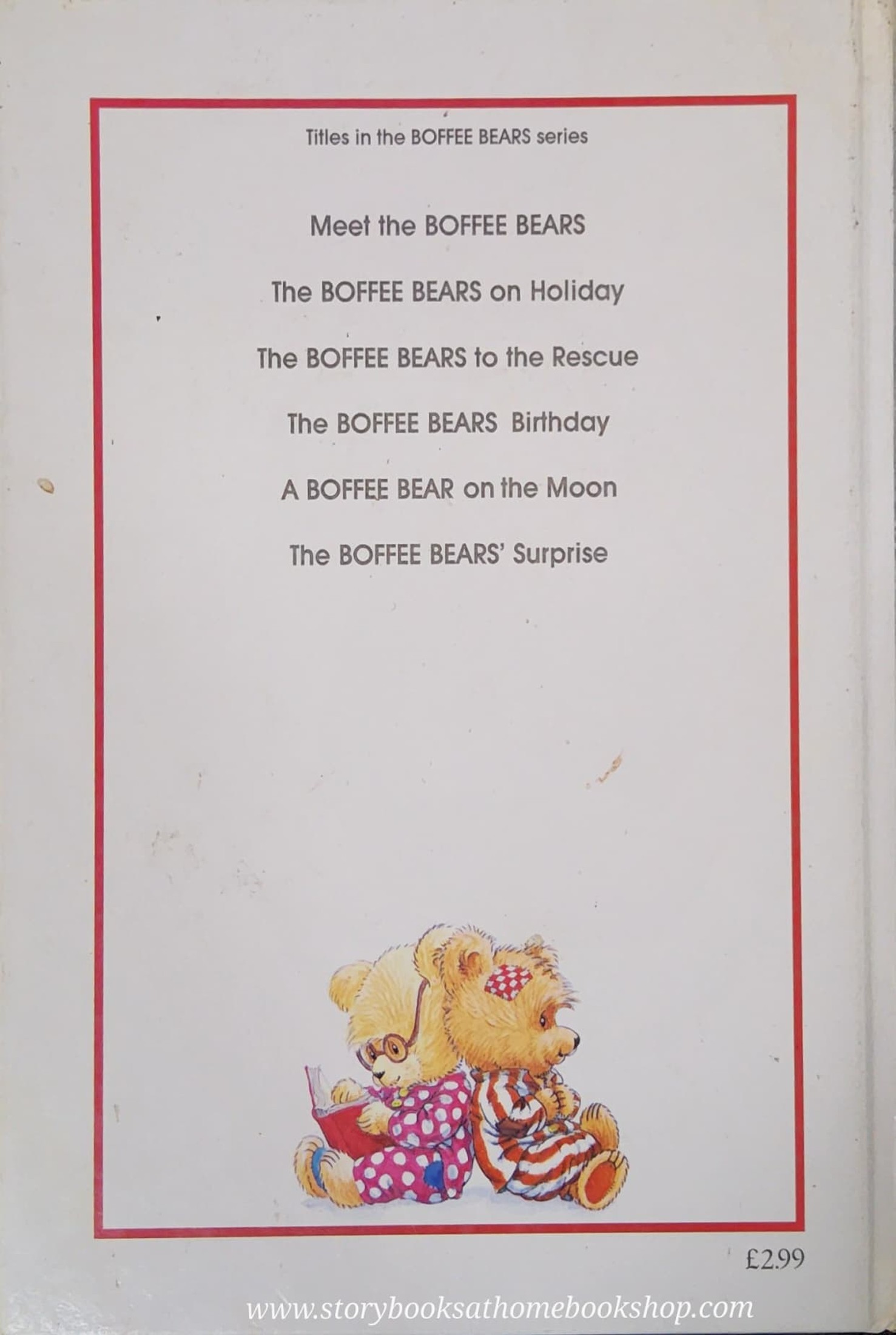 หนังสือนิทานปกแข็ง** 🍅🍓BOFFEE BEARS TO THE RESCUE