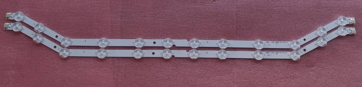 หลอดแบล็คไลท์ทีวี ซัมซุง SAMSUNG ใหม่โรงงาน รุ่นUA32EH4003AK UA32FH4003 UA32H4303 UA32G4303AK HG32AB460GW HG32AC470G1 (หลอดโค้ง+โค้ง แถวละ 12เม็ด2แถว)
