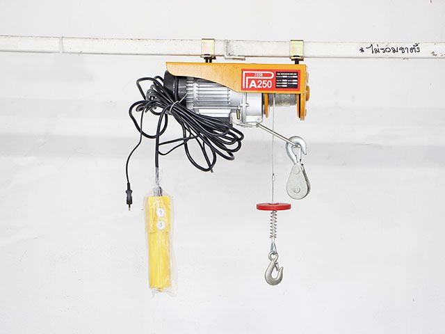 Hoist รอกไฟฟ้า 250kg 12m 220v 550W สายรีโมท 5m 38x15x23cm