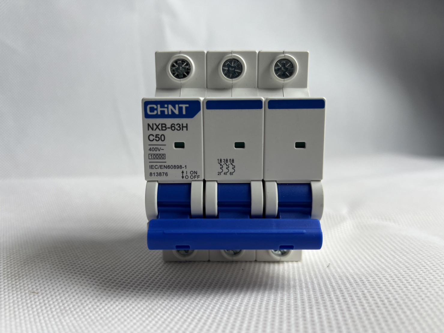 MCB เบรกเกอร์ขนาดเล็ก เบรกเกอร์ลูกย่อย Miniature Circuit Breakers 3P 50A (Ic10KA)
