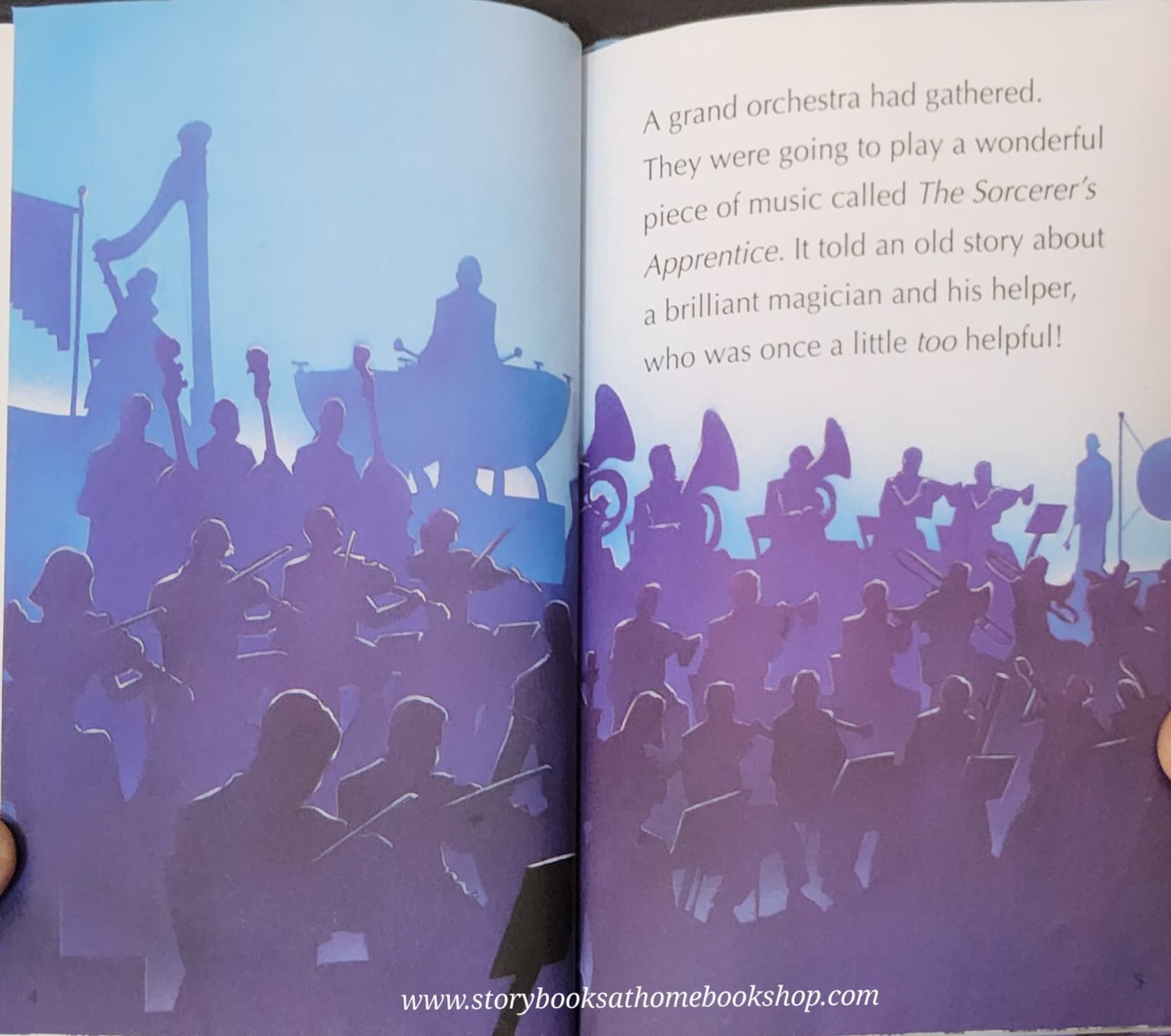 หนังสือนิทานปกแข็ง ** 🍅🍅Disney THE SORCERER'S APPRENTICE