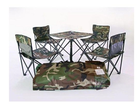 Picnic Table ชุดโต๊ะเก้าอี้แคมป์ปิ้ง ไซส์ใหญ่ พับได้ รับน้ำหนักได้ 80kg 21x60x26cm