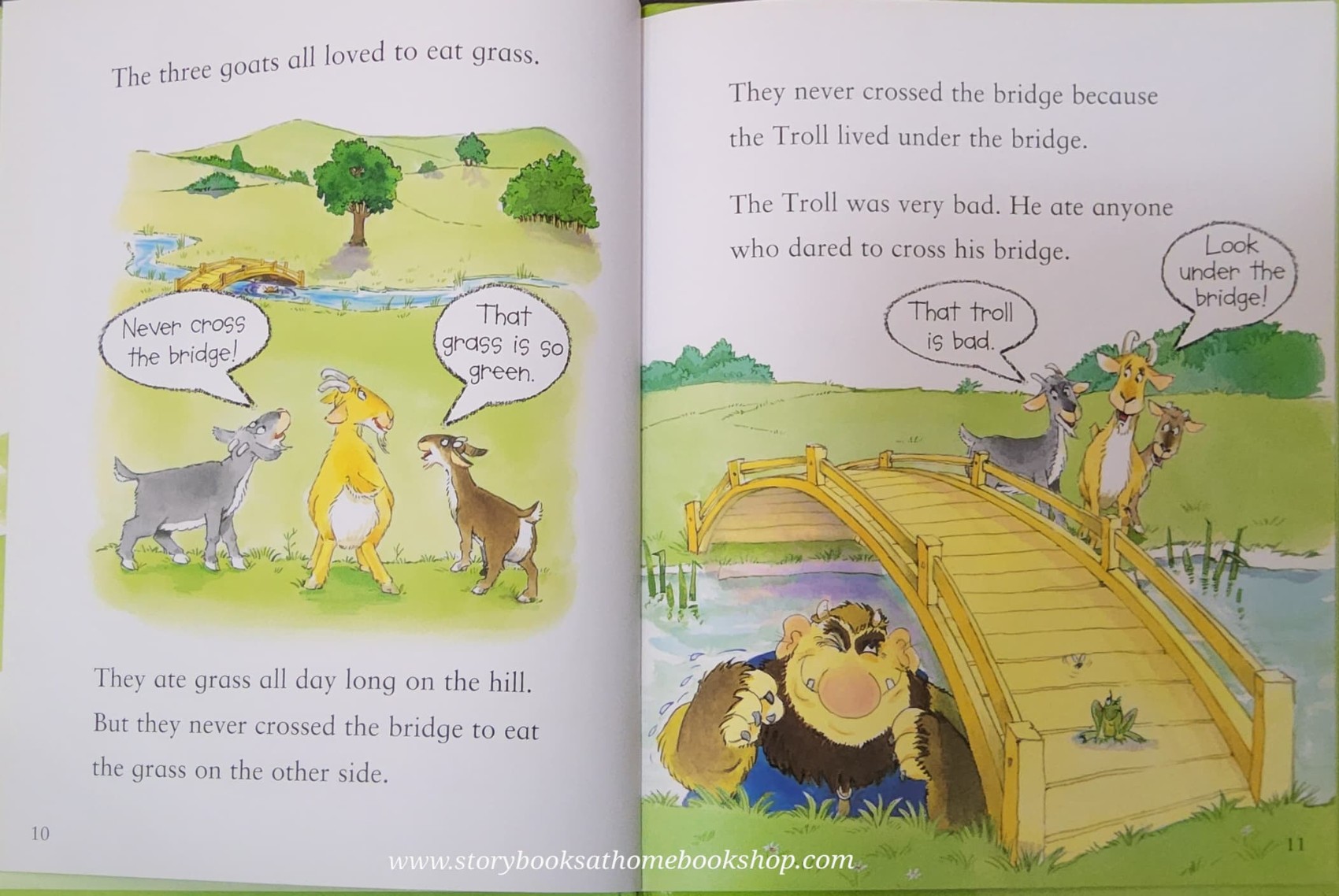 หนังสือนิทานปกแข็ง** 🍅🍅MY FIRST FAIRYTALES:THE THREE BILLY GOATS GRUFF WIH CD