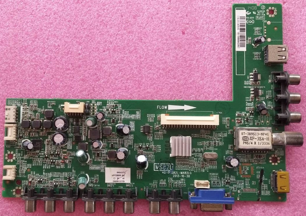 เมนบอร์ดทีวี ทีซีแอล TCL ของแท้ถอดจากเครื่อง ใช้กับรุ่น LED40B2600 พาร์ท 40-0MS82L-MAB2LG เบอร์จอ V390BJ1-P01