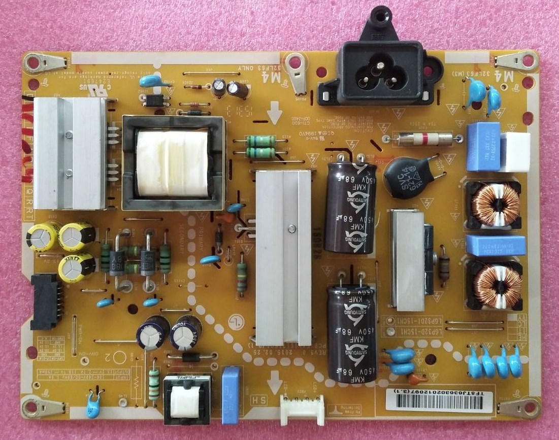 POWER SUPPLY LG (แอลจี) ของแท้ถอดจากเครื่อง รุ่น 32LF550D 32LF550D 32LF560D 32LF595D 32LX330C 32LX530H 32LX530S 32LX761H 32LX761H 43LF590T พาร์ท EAY63630201