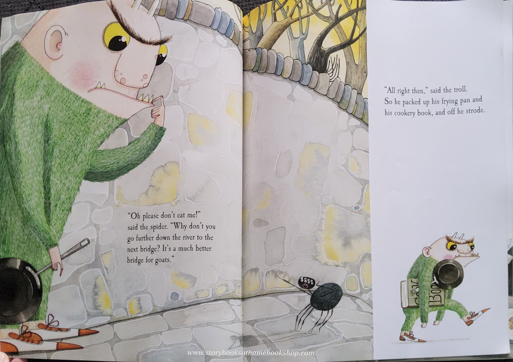 หนังสือนิทานปกอ่อน** 🍅🍓THE TROLL BY JULIA DONALDSON.DAVID ROBERTS