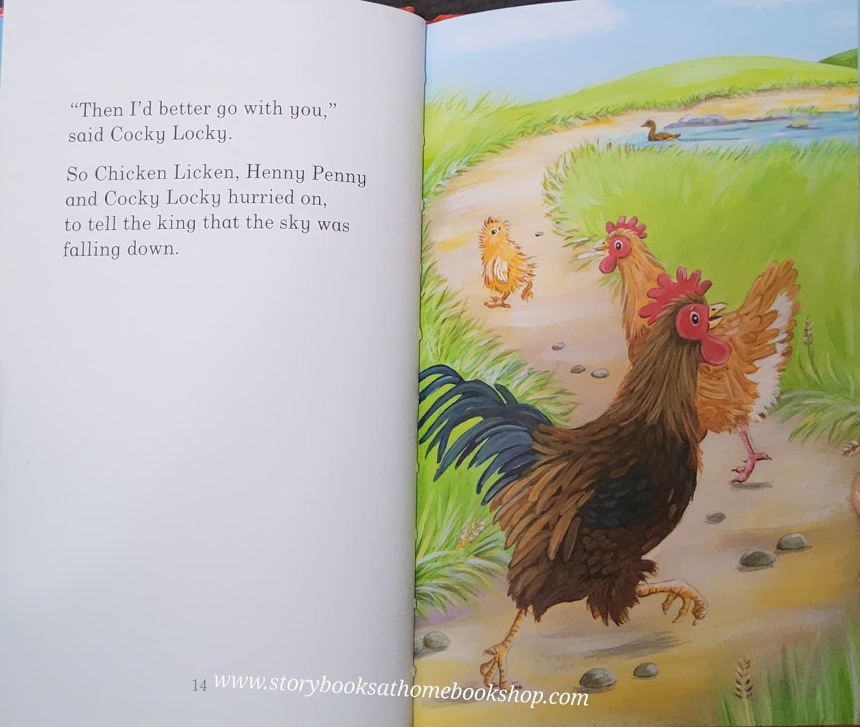 หนังสือนิทานปกแข็ง** 🍅🍓LADYBIRD TALES:CHICKEN LICKEN