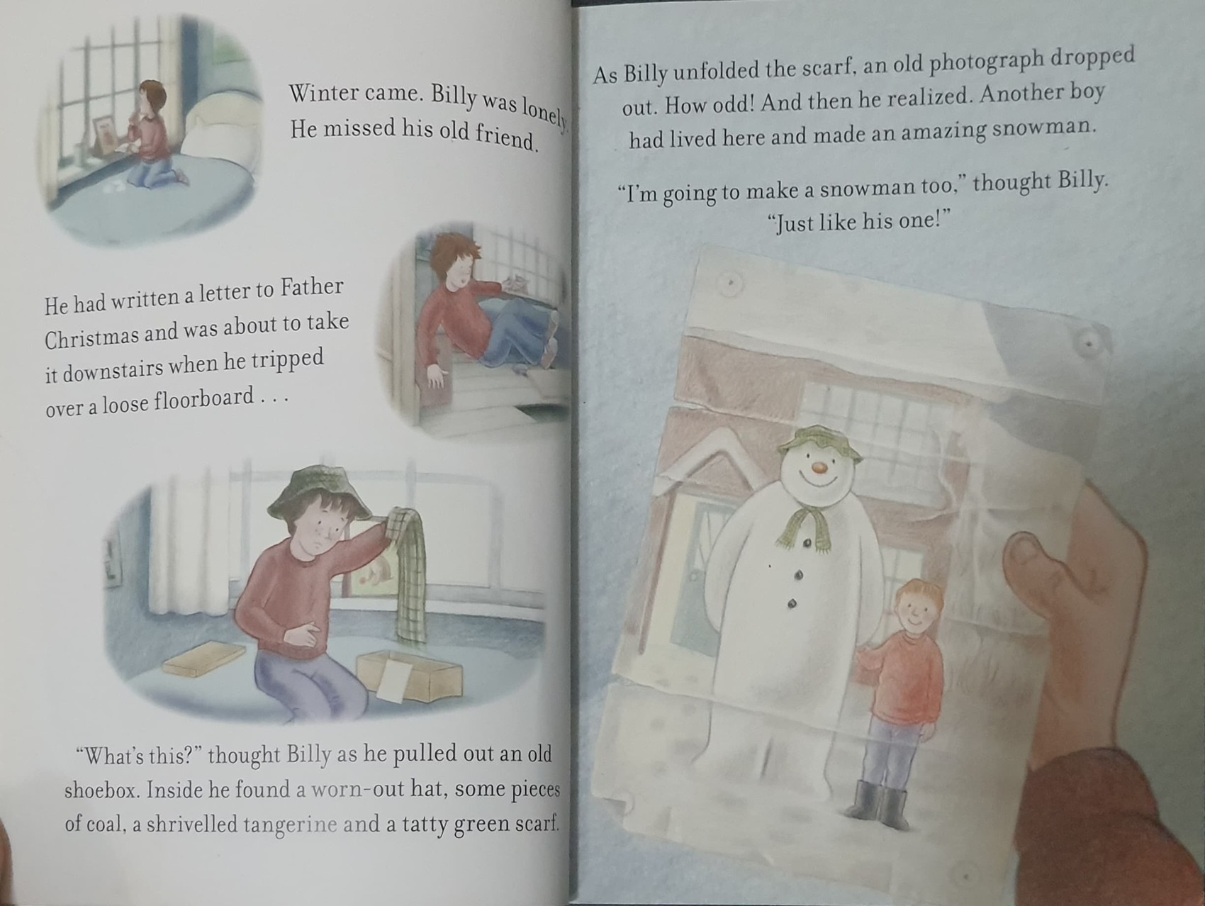 small book** **หนังสือนิทานปกอ่อน** ♥️THE SNOWMAN AND THE SNOWDOG BY RAYMOND BRIGGS
